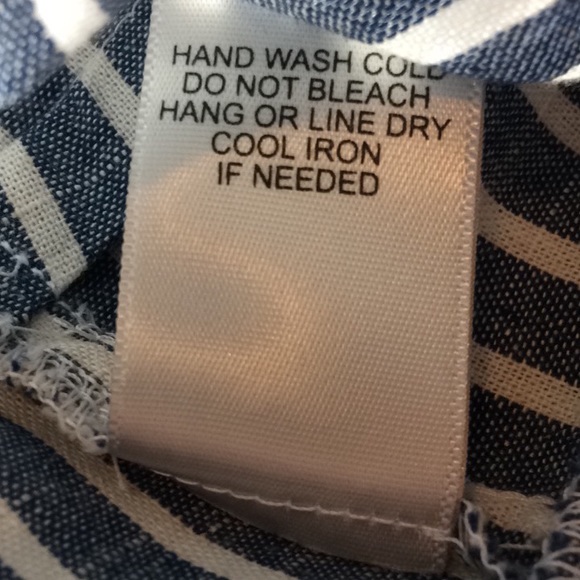 Charlotte Russe Crop Top Striped Zipper sz Large - Picture 7 of 8